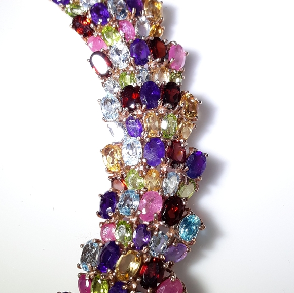 Masterpiece Atelier Multi-Stone Rose Gold Necklace - Picture 2 of 16